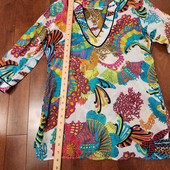 Trina Turk women's swim cover up in size small - Picture 5 of 6